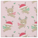 Search for reindeer christmas fabric Cute