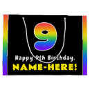 Search for rainbow gift bags Happy birthday