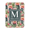 Recherche de fleurs de cactus magnets Aquarelle