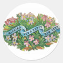 Search for vintage happy new year stickers New years day