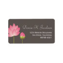 Search for lotus flower return address labels Lily