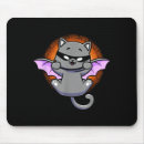 Search for winged cat mousepads Spooky party