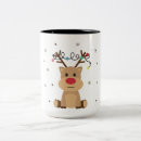 Recherche de renne mignon tasses Noël