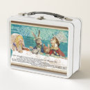 Search for alice in wonderland lunch boxes Illustration