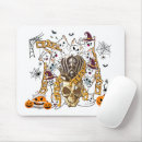 Search for skulls and bones mousepads Pumpkin