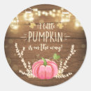 Search for pumpkin tag stickers Baby shower