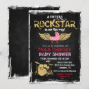 Search for rockstar baby shower invitations Rock n roll