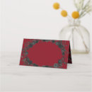 Search for red rose place cards Goth