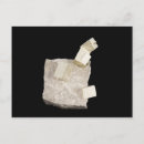 Recherche de minéral cartes postales Arrière plan noir