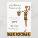 Search for giraffe print invitations Chic