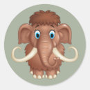 Search for mammoths stickers Cartoon