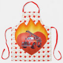 Search for cute valentine aprons Red