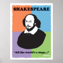 Recherche de citation shakespeare posters Bleu