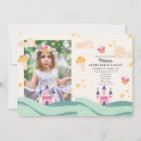 Search for cute princess castle birthday invitations Pink