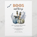 Search for boos and brews invitations Scary