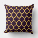 Search for deep purple pillows Quatrefoil