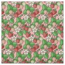 Search for strawberry pattern fabric Red