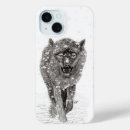 Search for wolf in snow iphone cases Wild