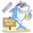 Recherche de requins voiture autocollants Plage