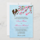 Search for love birds wedding invitations Flowers
