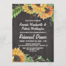 Search for western rehearsal dinner invitations Sunflower
