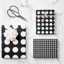 Search for black and white polka dot wrapping paper Stylish