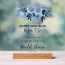 Search for something blue bridal shower signs Welcome