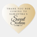 Search for shiny gold stickers Sweet sixteen