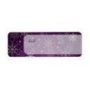 Search for snow flake return address labels Flakes