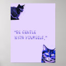 Search for motivational cat posters Purple