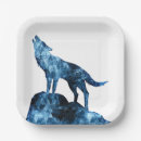 Recherche de loup assiettes Mystique