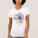 Search for hydrangea tshirts Watercolor