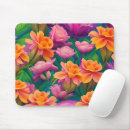 Recherche de motif hawaïen tapis souris Fleurs tropicales