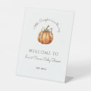 Search for little pumpkin baby shower signs Welcome