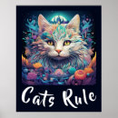 Recherche de règle de chat posters Coloré