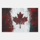 Recherche de drapeau du canada papier cadeau Hockey