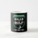 Search for funny golf ball mugs Golfer
