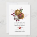 Search for burgundy gold save the dates Flowers