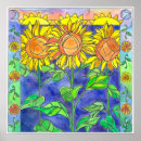 Search for bright flowers posters Sunflowers