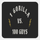 Search for sensation stickers 100 men vs gorilla