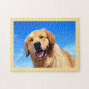 Search for golden retriever christmas puzzles Pet