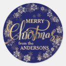 Search for blue and white border stickers Merry christmas