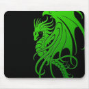 Recherche de dragon noir tapis souris Tribal