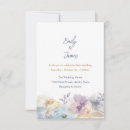 Search for blue orchid wedding invitations Minimalist