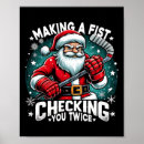 Search for santa hockey christmas decor Canada