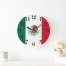 Recherche de drapeau mexique horloges Mexicain