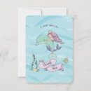 Search for mermaid dolphin cards Under the sea