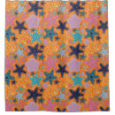Search for orange and teal shower curtains Colourful