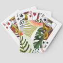 Recherche de tropical jeux de cartes Feuilles de palmiers