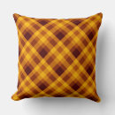 Search for orange checked pillows Tartan